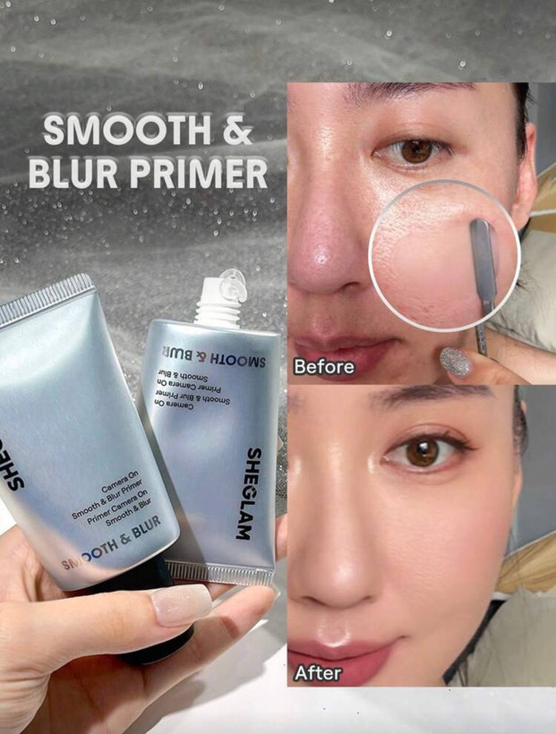 پرایمر مات کننده و ضد منافذ شیگلم Sheglam مدل Smooth and Blur