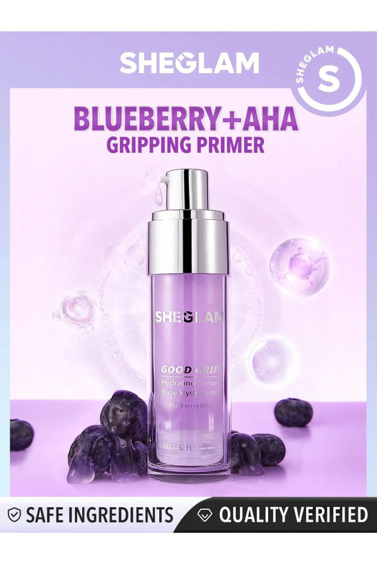 پرایمر آبرسان شیگلم بلوبری SHEGLAMمدل Good Grip Hydrating Primer