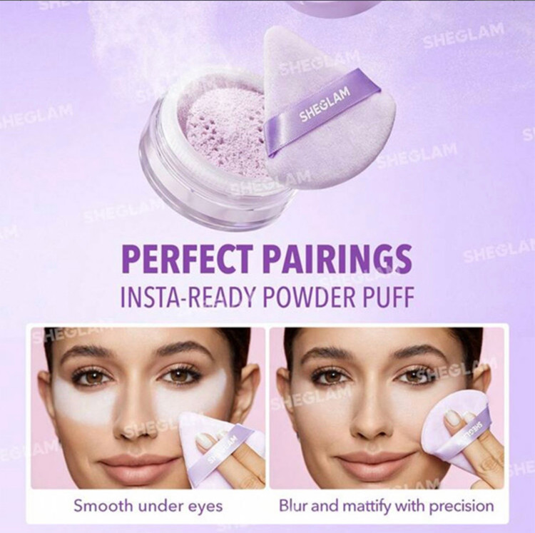 پودر فیکس دو طبقه بنفش شیگلم Sheglam Double Duty Powder Taro