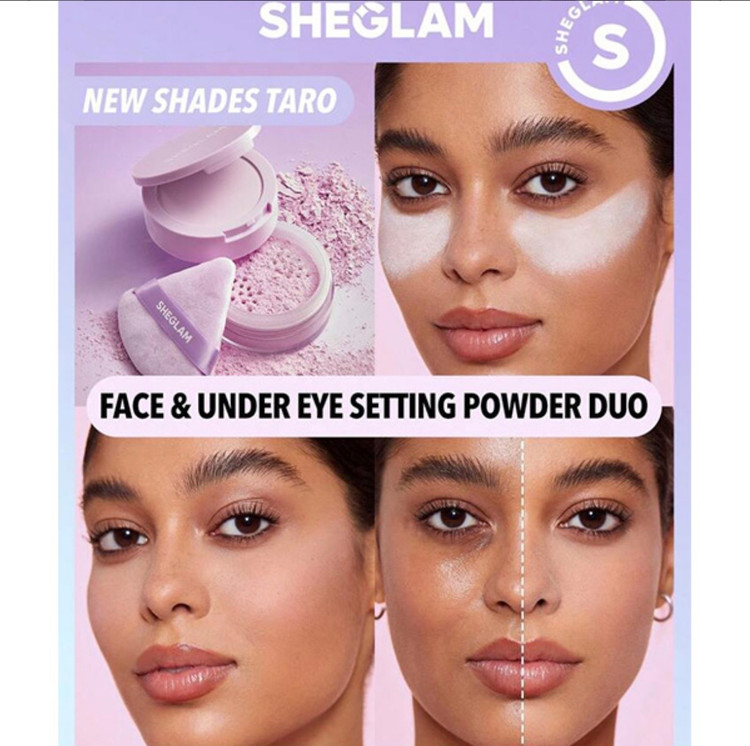 پودر فیکس دو طبقه بنفش شیگلم Sheglam Double Duty Powder Taro