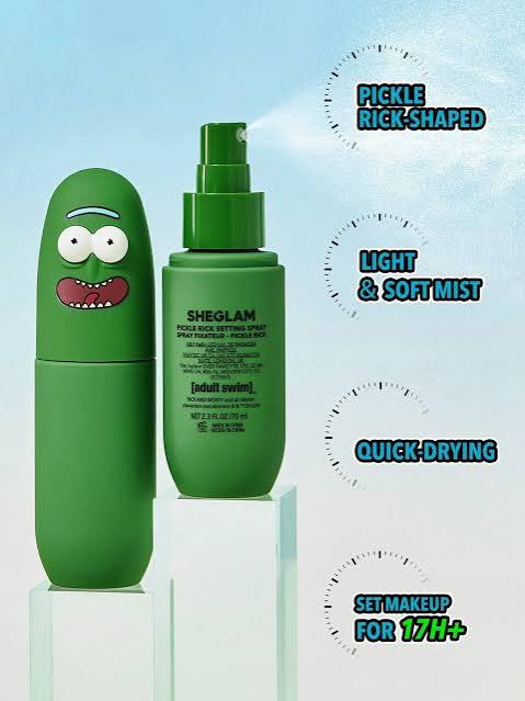 اسپری فیکس خیار شیگلم Pickle Rick Sheglam – کالکشن ریک و مورتی