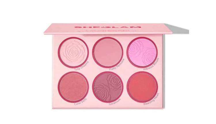 رژگونه پودری ۶ رنگ شیگلم SHEGLAM