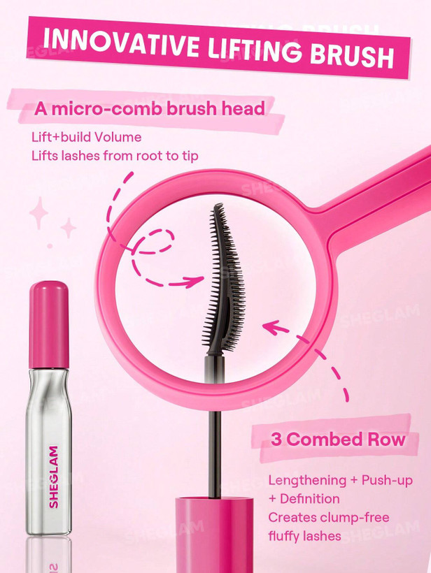 ریمل حجم دهنده و حالت دهنده شیگلم مدل Lashlighter Up & Out^