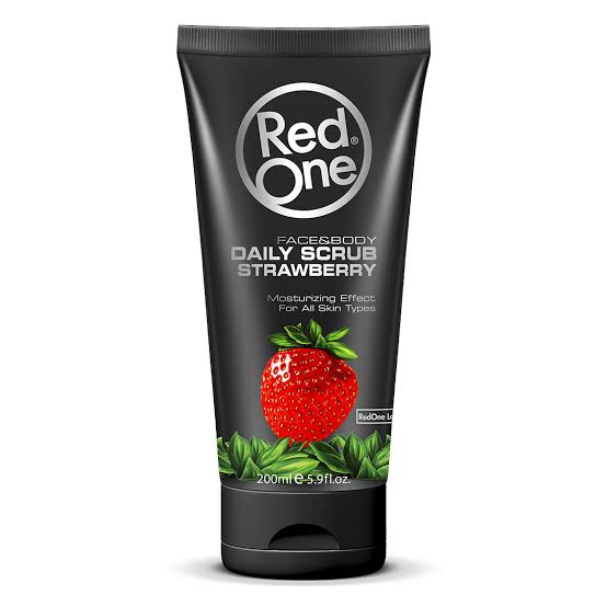ماسک اسکراب لایه بردار پوست صورت ردوان با رایحه توت فرنگیRed one