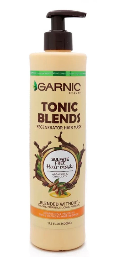 ماسک مو احیا کننده داخل حمام ارگان و شکلات گارنیک حجم۵٠٠ میل GARNIC