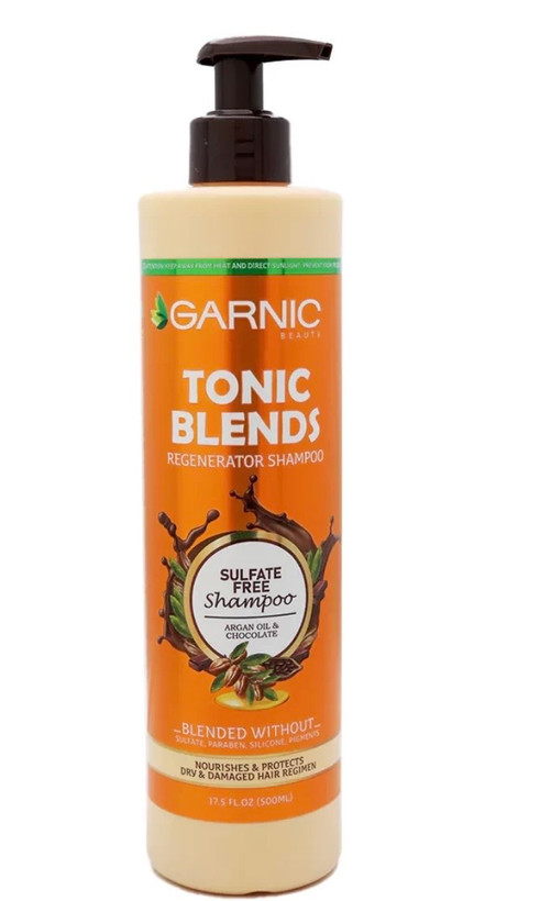 شامپو موی خشک و آسیب دیده گارنیک حاوی روغن آرگان و شکلاتGARNIC