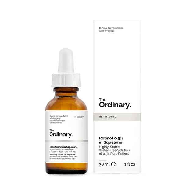 سرم ضد چین و چروک رتینول اوردینری Retinol 0.5%.1% in Squalane