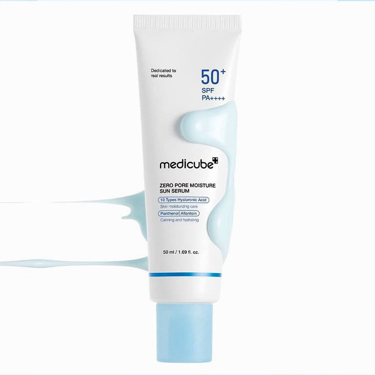 سرم ضد آفتاب مرطوب کننده و کنترل منافذ مدی کیوب 50 میلSPF 50
