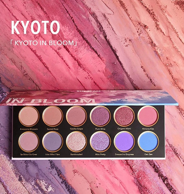 پالت سایه 12 رنگ شیگلم مدل KYOTO IN BLOOM